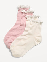Lace-Trim Crew Sock 2-Pack for Women