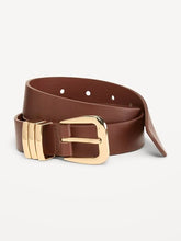 Triple-Loop Skinny Belt for Women