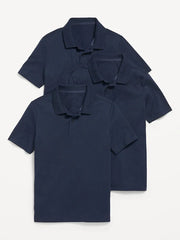 School Uniform Polo Shirt 3-Pack for Boys