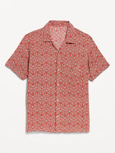 Short-Sleeve Floral Camp Shirt