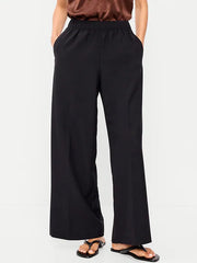 High-Waisted Wide-Leg Trouser