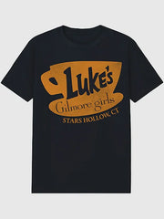 Gilmore Girls Lukes Coffee Logo Graphic T-Shirt for Men