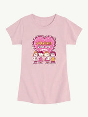 Peanuts Galentines Girls Club Short Sleeve Graphic T-Shirt For Toddler
