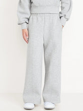 High-Waisted Bounce Fleece Wide-Leg Sweatpants for Girls