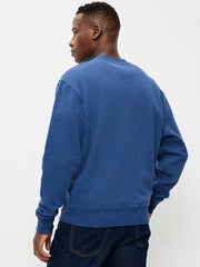 Loose Graphic Crew-Neck Sweatshirt