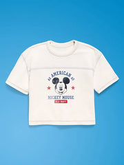 Old Navy x Disney Mickey Mouse Football-Style T-Shirt for Girls