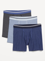 Soft-Washed Boxer Briefs 3-Pack -- 6.25-inch inseam