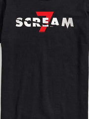 Scream 7 Logo Short Sleeve Graphic T-Shirt