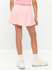 High-Waisted StudioSmooth Ruffled Skort for Girls