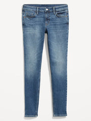 Mid-Rise Rockstar Super-Skinny Ankle Jeans