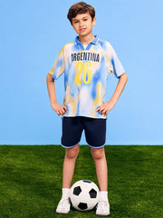 FIFA World Cup 26™ Argentina Lifestyle Collared Jersey T-Shirt for Kids
