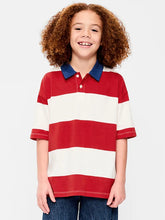 Oversized Short-Sleeve Polo Shirt for Boys