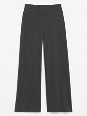 Mid-Rise Jersey Super Wide-Leg Leggings
