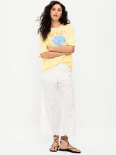 High-Waisted Cut Out Wide-Leg Pant