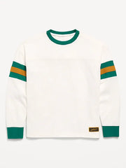 Oversized Long-Sleeve Graphic T-Shirt for Boys