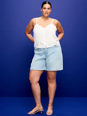 High-Waisted Wow Jean Shorts -- 7-inch inseam