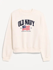 Flag Logo Graphic Sweatshirt