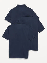 School Uniform Polo Shirt 3-Pack for Boys