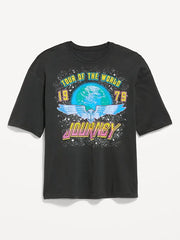 Licensed Pop-Culture Graphic Cropped T-Shirt