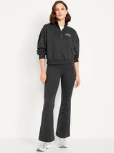 High-Waisted Fleece-Lined Flared Leggings
