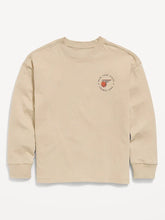 Oversized Long-Sleeve Graphic T-Shirt for Boys
