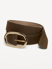 Faux-Suede Belt for Women