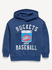 Dubble Bubble® Gender-Neutral Oversized Graphic Pullover Hoodie for Kids