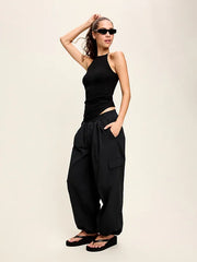 CloudLite High-Neck Racerback Tank Top
