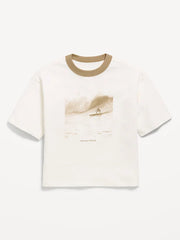 Short-Sleeve Boxy Graphic T-Shirt for Boys