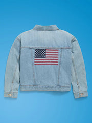 Old Navy x Disney Mickey Mouse Gender-Neutral Denim Trucker Jacket for Kids