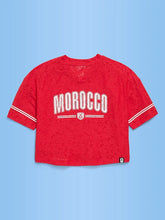 FIFA World Cup 26™ Korea Republic Boxy Lace V-Neck T-Shirt for Girls
