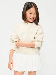 Bounce Fleece V-Neck Sweatshirt for Girls
