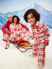 High-Waisted Printed Waffle Pajama Leggings for Women