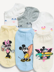 Disney© 6-Pack Novelty Ankle Socks for Women