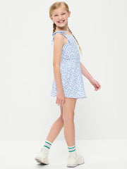PowerSoft Sleeveless Tie-Strap Athletic Dress for Girls