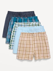 5-Pack Poplin Boxer Shorts