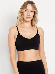 Seamless Ribbed Longline Bra