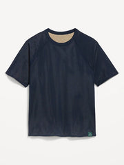 Loose Mesh Reversible T-Shirt