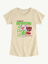 Melon Soda Puppy Short Sleeve Graphic T-Shirt For Girls