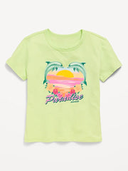 Short-Sleeve Graphic T-Shirt for Girls