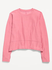 CloudMotion Long-Sleeve Performance T-Shirt for Girls