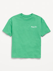Oversized Short-Sleeve Graphic T-Shirt for Boys