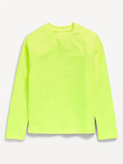Long-Sleeve Rashguard Swim Top for Boys