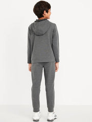 Dynamic Fleece Full-Zip Hoodie and Joggers Set for Boys