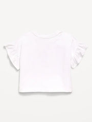 Spice Girls™ Ruffled Graphic T-Shirt for Toddler Girls