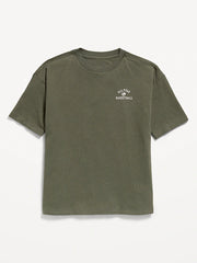 Oversized Short-Sleeve Graphic T-Shirt for Boys