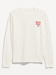Heavyweight Crew-Neck Graphic Cropped T-Shirt