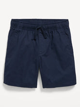 Twill Non-Stretch Jogger Shorts for Boys Above Knee