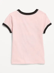 Olivia Rodrigo™ Fitted Ribbed Ringer Graphic T-Shirt for Girls