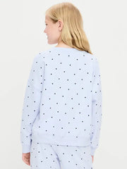 Oversized Graphic Tunic Sweatshirt for Girls
